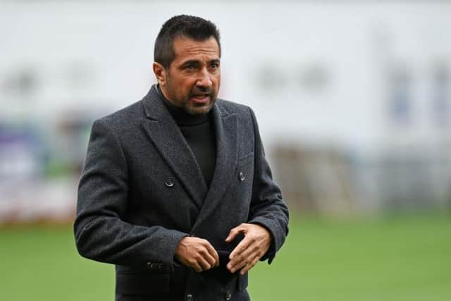 Celtic manager Fran Alonso ahead of kick off during a Scottish Women's Premier League match between Glasgow City and Celtic, on October 18, 2020. (Photo by Ross MacDonald / SNS Group)