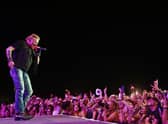 Guns N' Roses lead singer Axl Rose had some problems with his voice during the band's second London gig at the weekend.