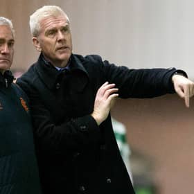 Rangers Women assistant coach Craig McPherson (left) with manager Malky Thomson. (Photo by Ewan Bootman / SNS Group)