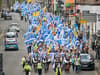 In pictures: Scottish independence supporters march through Glasgow