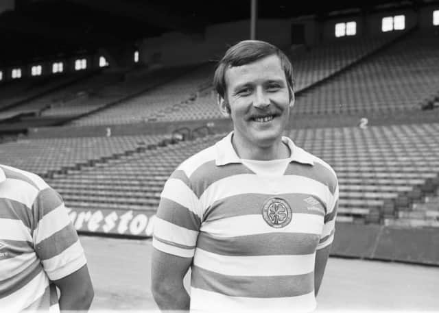 Johannes Edvaldsson at the start of the 1979/80 season at Parkhead