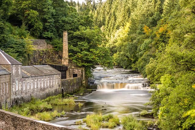 New Lanark is a great place to explore near Glasgow 