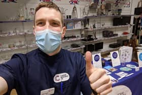 Cancer Research UK nurse Darragh Casey