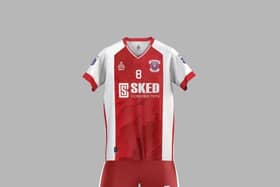 The smart new 'Gow home kit sponsored by Sked Construction