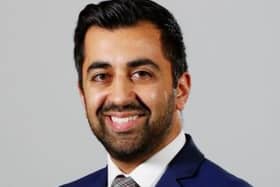 The SNP's Humza Yousaf has held the Glasgow Pollok seat