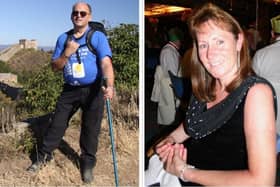 Stephen is taking on the Rockies challenge in his wife Carol's memory.