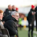 Grim viewing for Clyde boss Danny Lennon during his side's Scottish Cup loss at Clydebank (pic: Craig Black Photography)