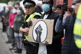 A Black Lives Matter protest