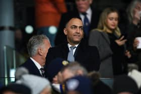 Leeds United chairman Paraag Marathe at Elland Road last season (Picture: Jonathan Gawthorpe)