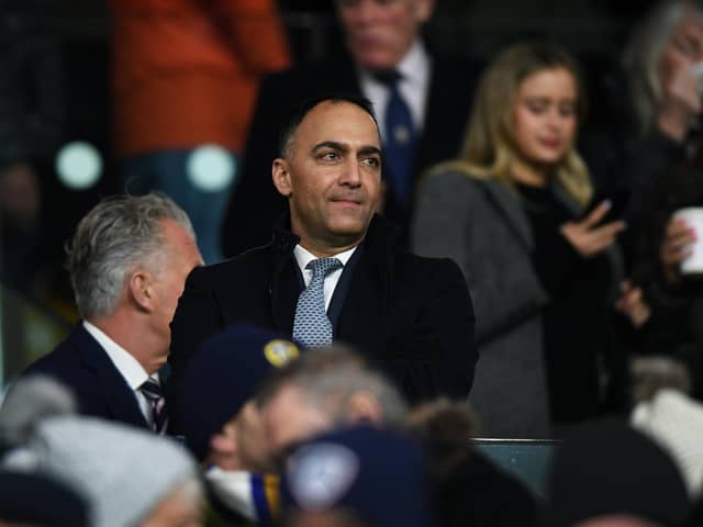Leeds United chairman Paraag Marathe at Elland Road last season (Picture: Jonathan Gawthorpe)