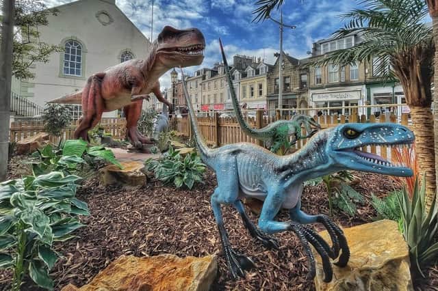 The TRex and Velociraptor were both big hits with visitors and locals alike.