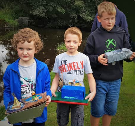 Winners of Allander Rotary boat competition