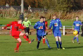 Lanark United and Carluke Rovers (pictured) have been out of action in the West of Scotland League for over two months (Pic by Kevin Ramage)