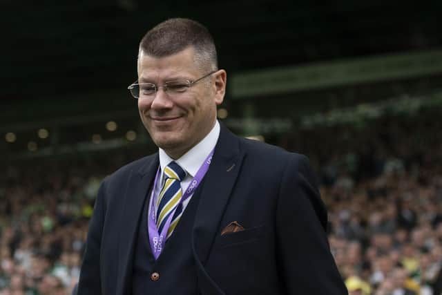 SPFL chief executive Neil Doncaster has hailed the 'extremely encouraging' financial results for season 2021-22. (Photo by Craig Foy / SNS Group)