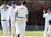 Bryan Clarke (first left) and his team suffered defeat on Saturday