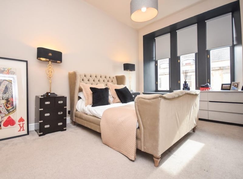 The master bedroom.