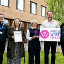 From left, Carl Greenwood, Cllr Katie Pragnell, Julie Murray HSCP, Gerry Mitchell HSCP, Kevin Lafferty PFA