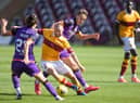 Allan Campbell in action for Motherwell against Dundee United last season (Pic by Ian McFadyen)