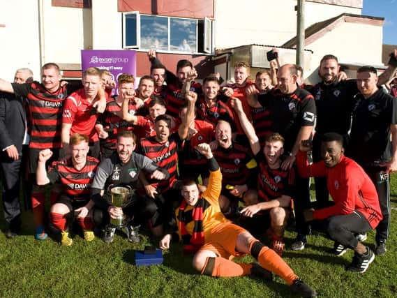 Stewart Maxwell managed Rob Roy to Sectional League Cup final success in 2016
