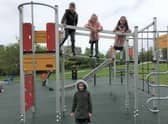 The play park was officially opened with a visit from pupils at Meadownburn Primary