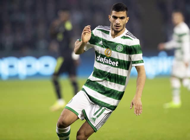Liel Abada in action for Celtic against Real Madrid on September 6. (Photo by Alan Harvey / SNS Group)
