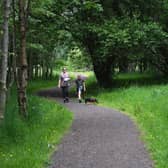 Here 120 acres of park and woodland surround a large shallow loch with a wooded island, where wintering water birds such as whooper swan and goldeneye duck make their home.