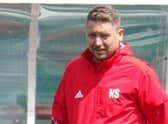 Lesmahagow Juniors gaffer Neil Schoneville (Pic by David Grimason)
