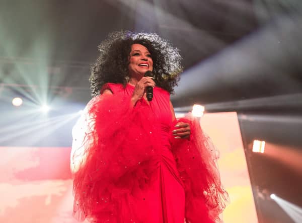 Diana Ross will be playing Glasgow’s OVO Hydro tonight. 