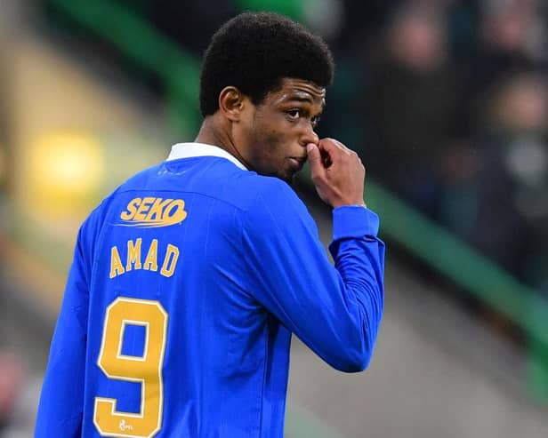 Former Rangers loan star Amad Diallo took to social media after a return to one of his former clubs was mooted (Photo by Mark Runnacles/Getty Images)