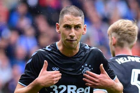 Nikola Katic of Rangers. (Photo by Mark Runnacles/Getty Images)