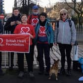 Lorna Thomson and Martin Hood will complete the John Muir Way on May 28 to raise funds for the British Heart Foundation in memory or their dad, James Hood