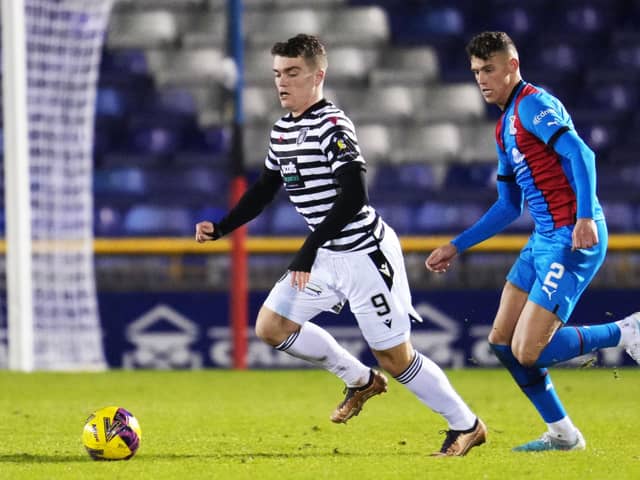 Euan Henderson, who led the line for Queen's Park on Tuesday against Inverness, was ineligible to play in the Scottish Cup tie.