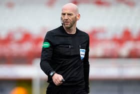 Referee Bobby Madden has been forced to drop out of tonight's game. Picture: SNS