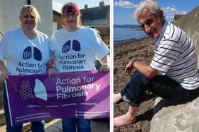 Yvonne and June clocked up 100kms in March in memory of their dad Joe Black.