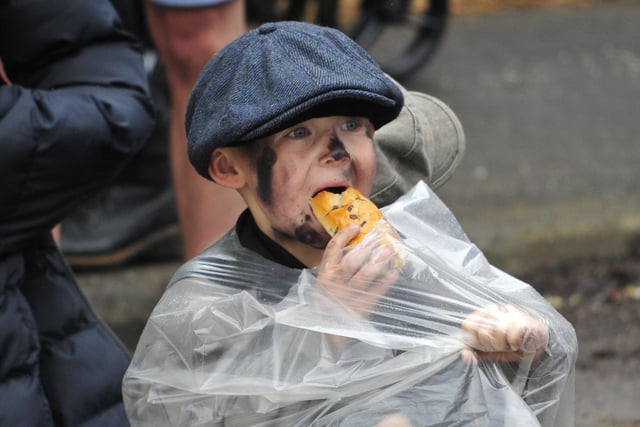 Nothing like a wee sausage roll to keep you going after a hard day's graft!
