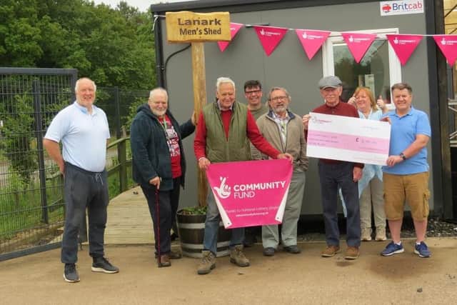 Lanark Men's Shed has received funding from a variety of sources, including the Lottery.