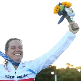 Hannah Mills of Team Great Britain. Photo: Clive Mason/Getty Images