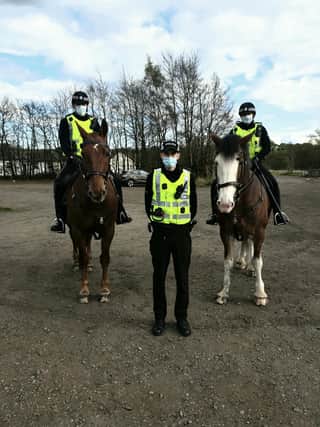 Cumbernauld mounted officers