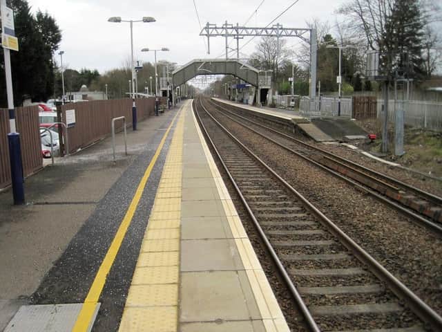 Lenzie train station