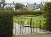 Milngavie Bowling Club only need one green nowadays ©Copyright Richard Sutcliffe and licensed for reuse under Creative Commons Licence