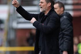 Motherwell mananger Graham Alexander suffered defeat at Tannadice (Pic by Ian McFadyen)