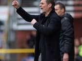 Motherwell mananger Graham Alexander suffered defeat at Tannadice (Pic by Ian McFadyen)