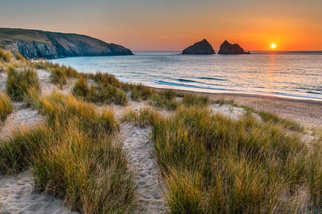 Golden Sunset at Holywell Bay - Paul - stock.adobe.com