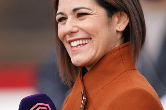 Tv presenter Eilidh Barbour took to social media to call out language used in an after-dinner speech at an awards night.