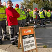 GMB staff on strike in another dispute.