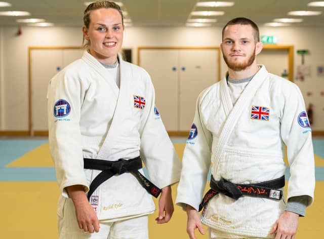 Rachel Tytler and David Ferguson have been named in Scotland's 11-strong judo squad for this year's Commonwealth Games in Birmingham this August (Photo: Louise Mallan)