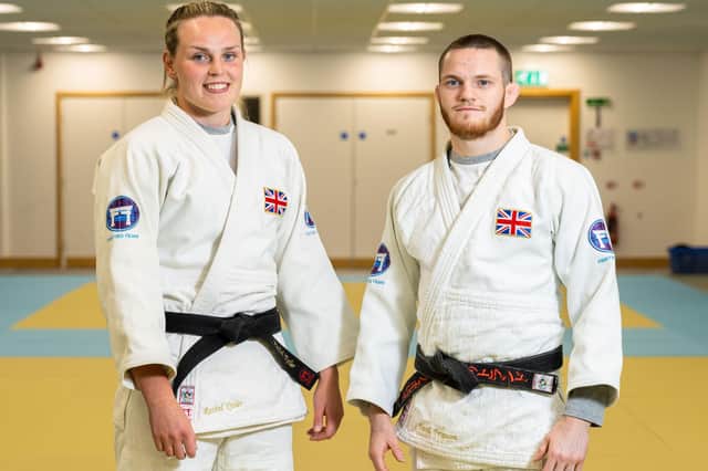 Rachel Tytler and David Ferguson have been named in Scotland's 11-strong judo squad for this year's Commonwealth Games in Birmingham this August (Photo: Louise Mallan)