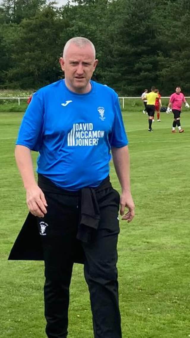 Lanark United boss Colin Slater