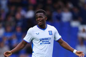 Rangers winger Rabbi Matondo is reportedly expected to leave Ibrox this summer. Image: Dan Istitene/Getty Images