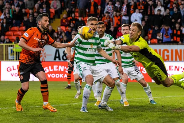 Celtic take on Dundee United at Tannadice on Sunday.